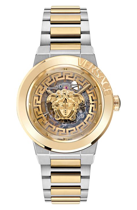 versace watch skeleton|Versace watch prices.